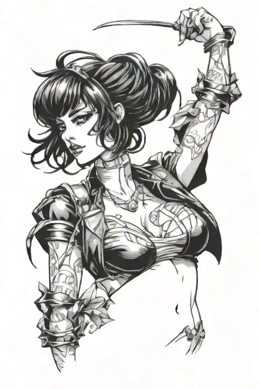 Faye valentine tattoo design idea