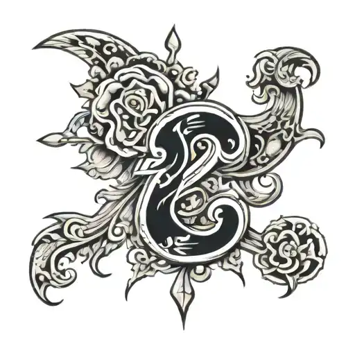 lucky number is 22 tattoo design idea