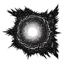 pulsar map tattoo design idea