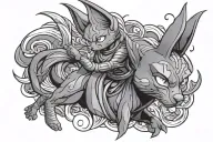 beerus tattoo design idea