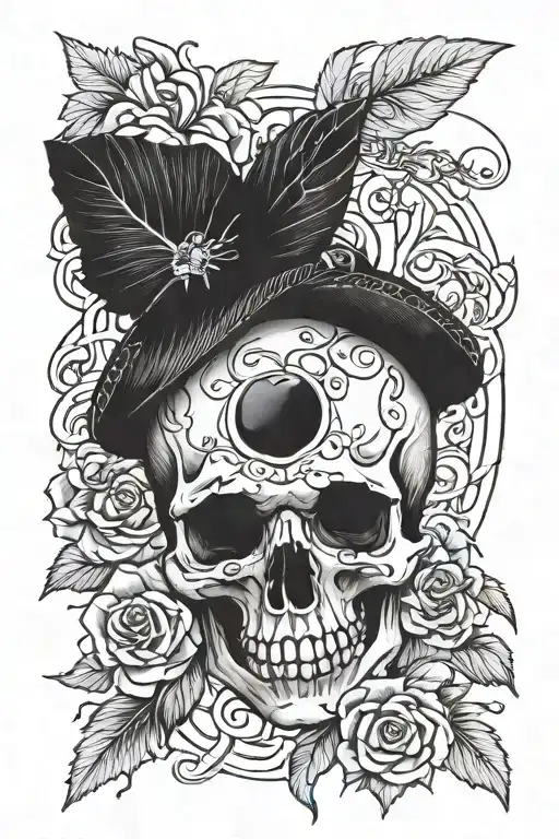 mento Mori design featuring tattoo design idea