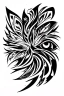 snowfall tattoo design idea