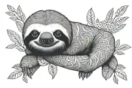 sin of sloth tattoo design idea