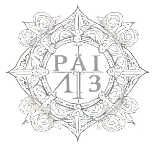 philippians 4:13 incorporated into a design tattoo design idea