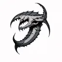 Sickle tattoo design idea