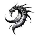 Sickle tattoo design idea