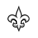new orleans saints logo outline tattoo design idea