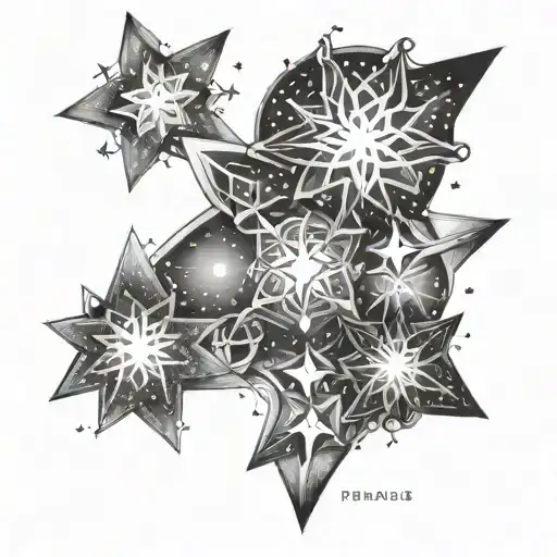 Pleiades tattoo design idea