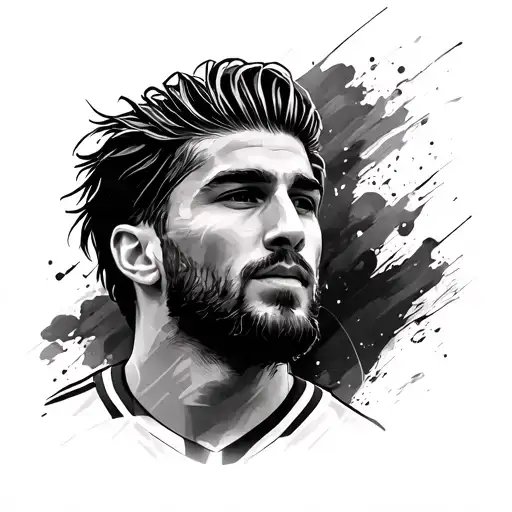 Hi Sergio Ramos tattoo design idea