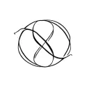 k initial into infinity symbol intertwined tattoo design idea