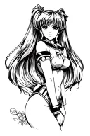 Sailor Moon tattoo design idea