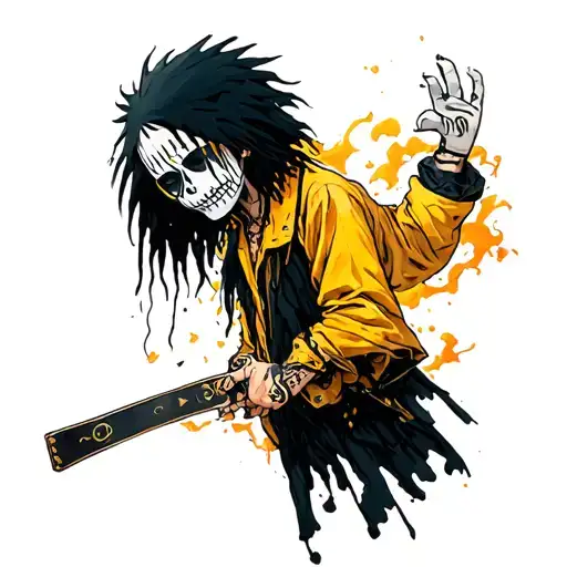 trafalgar law one piece tattoo design idea