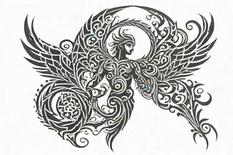 Seraphim tattoo design idea