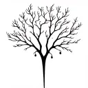 poison tree tattoo design idea