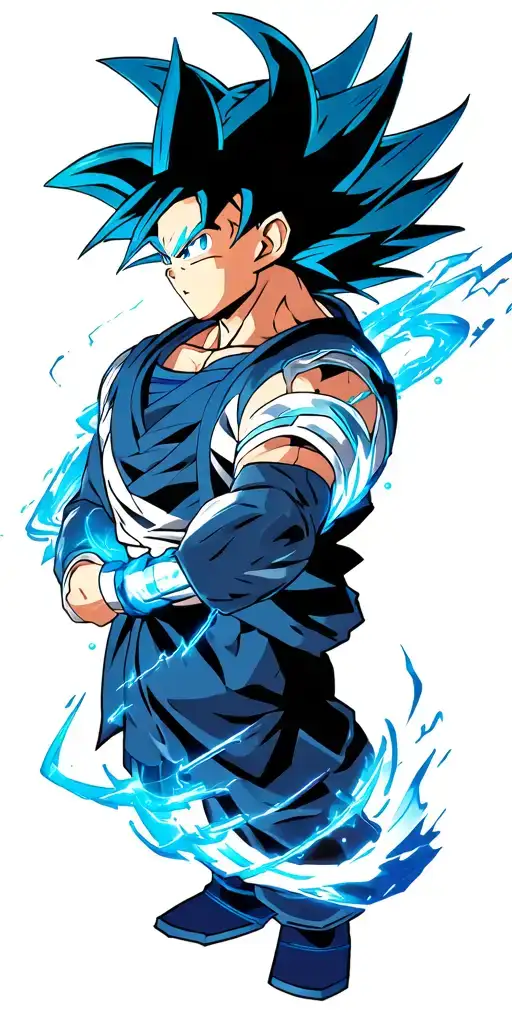 beyblade goku ultra instinct tattoo design idea