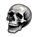 Knee Skull tattoo design idea