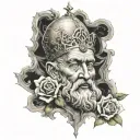 religious tattoo design idea