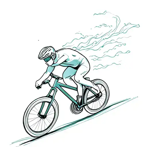 swim bike run tattoo design idea