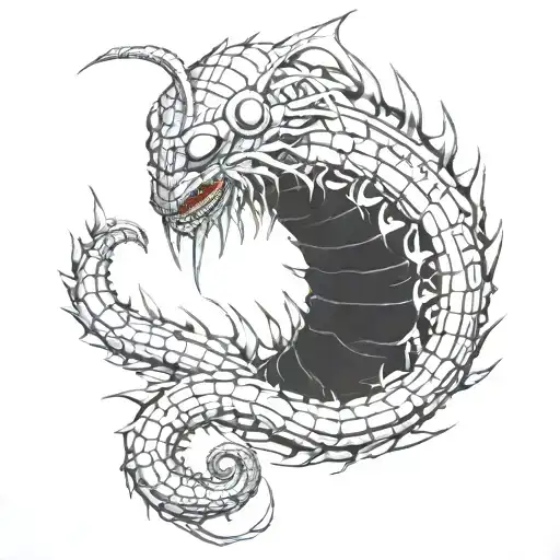 Centipede Tokyo Ghoul tattoo design idea