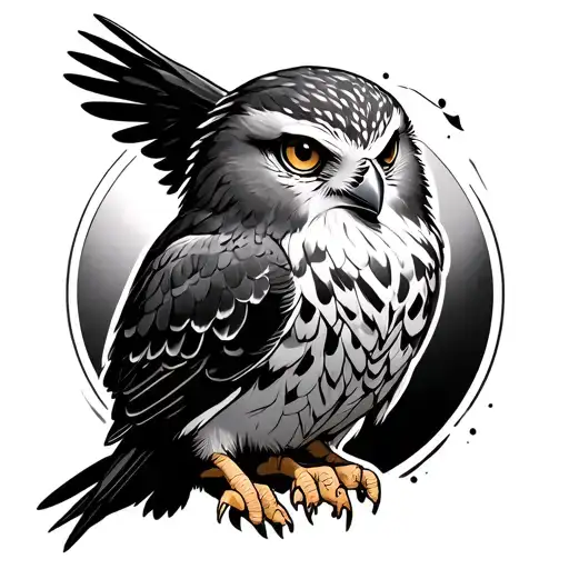 Hedwig tattoo design idea