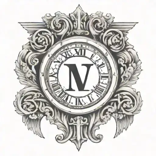 1972 Roman Numerals tattoo design idea