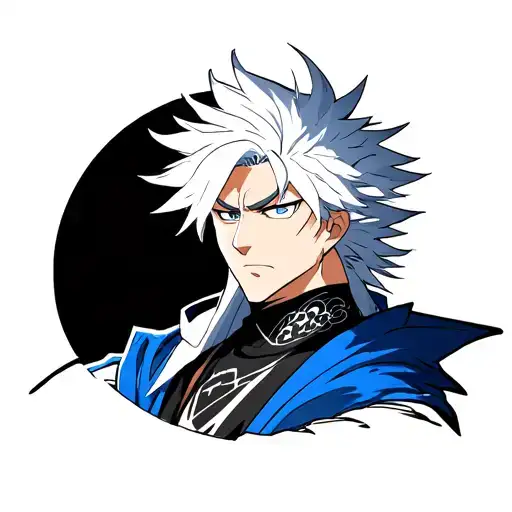 bleach bankai toshiro hitsugaya tattoo design idea