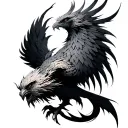 Phoenix Warrior tattoo design idea