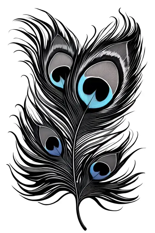 USE PEACOCK FEATHER IN THE TATTOO OF THE NAME "KRIDHA" AND CREATE A UNIQUE SMALL TATTOO DESIGN tattoo design idea