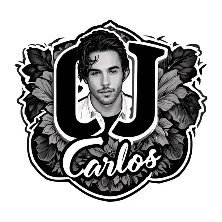 my boyfriend name CJ or Carlos tattoo design idea