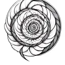 Fibonacci sequence tattoo design idea