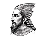 ancient sumerian tattoo design idea