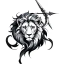 Leo And Sagittarius tattoo design idea