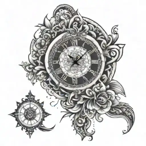 UK and Nepal time difference is 5hr 45 min. Girlfriend name is Deekshya. I call her DC. We met in May 17 2024. Time diff tattoo design idea