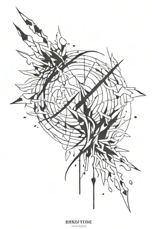 something to symbolize depression, anxiety, and a mood disorder. but shows overing coming ever battle  tattoo design idea