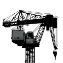 Construction Crane tattoo design idea