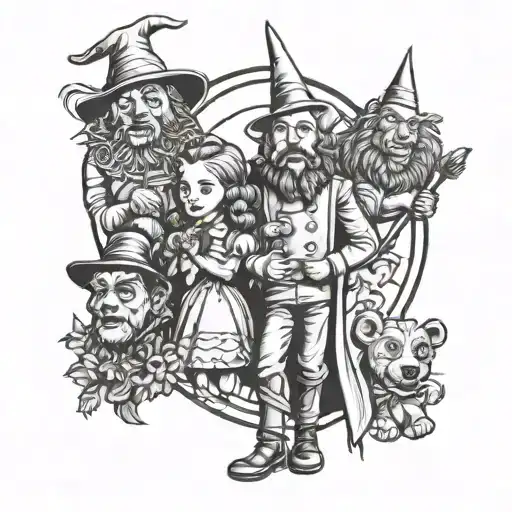 wizard of OZ tattoo design idea