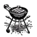 Bbq tattoo design idea