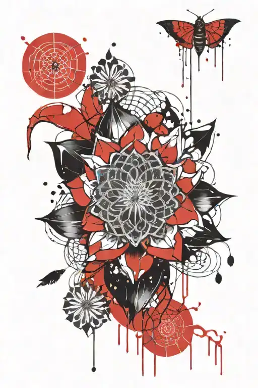 Lotus,  sanskrit, flower of life tattoo design idea