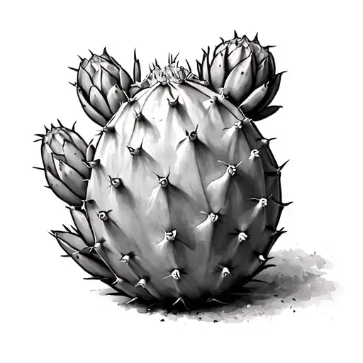 Prickly Pear tattoo design idea
