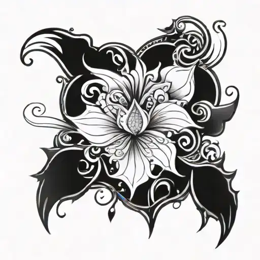 A bold and vibrant tattoo design featuring the name "Naomie," styled to stand out with eye-catching elements and dynami tattoo design idea