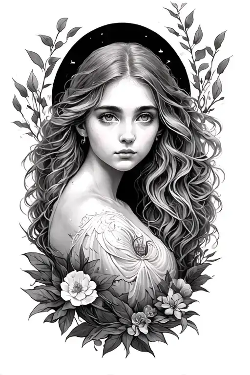 based on the poem do not go gentle into that good night tattoo design idea