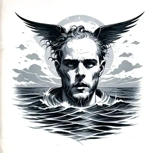 Derek, Cancer, Axis Sea. tattoo design idea