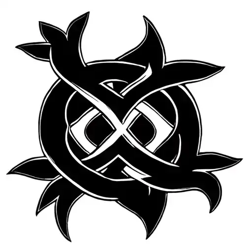 4 points celtic fathers knot tattoo design idea