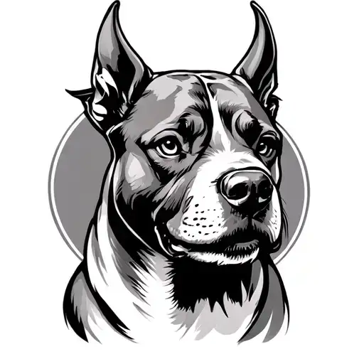 Gay devil dog tattoo design idea