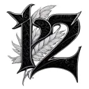 1972 Roman Numerals tattoo design idea