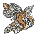 african continent maori design tattoo design idea