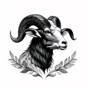 Aries Ram tattoo design idea