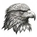 eagle face tattoo tattoo design idea