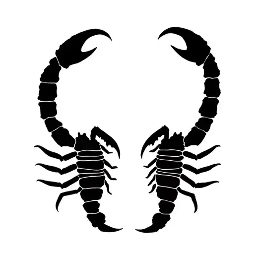Scorpio And Aquarius tattoo design idea