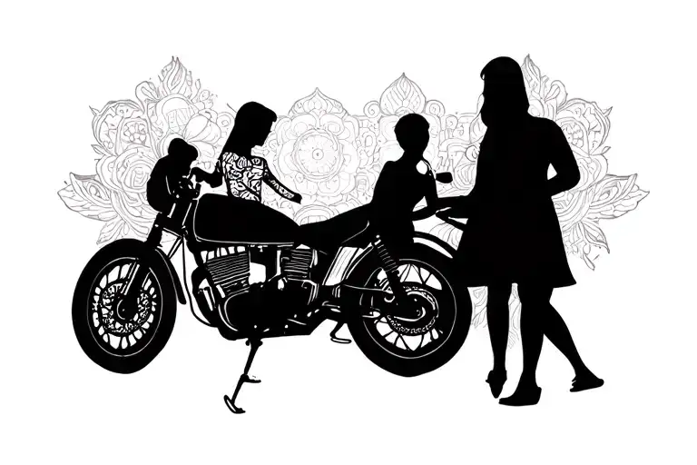 "Family Family Auto and Moto Vit" Henna Tattoo Design tattoo design idea
